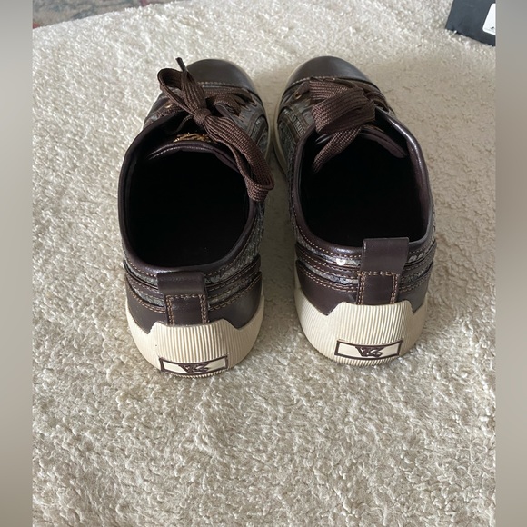 Camo Sequin and Brown Sneaker Kathy Van Zeeland Woman’s Size 8 - Picture 5 of 7